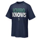 Nike Player Knows Ichiro Mens T Shirt 00028658X_51R_A