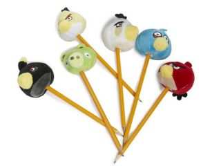 Angry Birds Plush Pencil Toppers (pencils not included   sorry)