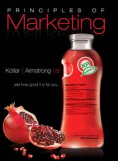   Marketing by Gary Armstrong and Philip Kotler 2008, Hardcover
