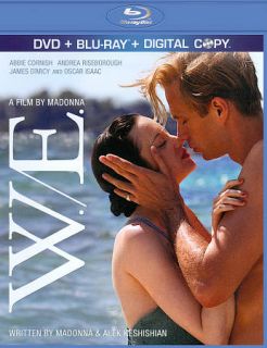 W.E. Blu ray DVD, 2012, 3 Disc Set