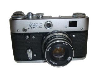 Leica Fed 2 Film Camera with 50mm Lens Kit