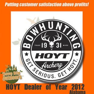 HOYT Archery Bowhunter Seal Decal Show Pride Carbon Element Spider Bow 