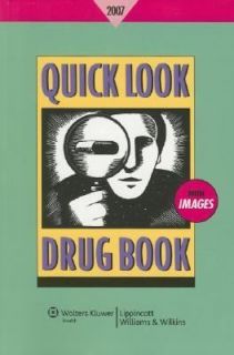 Quick Look Drug Book 2007 2006, Paperback