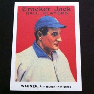HONUS WAGNER 1914 CRACKER JACK REPRINT #68 PITTSBURGH NATIONALS $ 