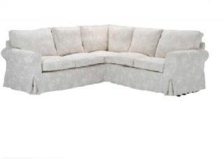IKEA Brand New Ektorp Corner Sofa Slipcover Redeby Beige 2 + 2 