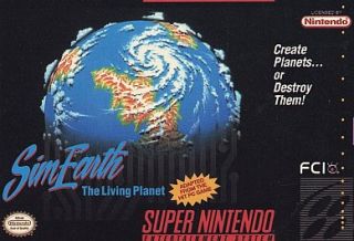 SimEarth The Living Planet Super Nintendo, 1992