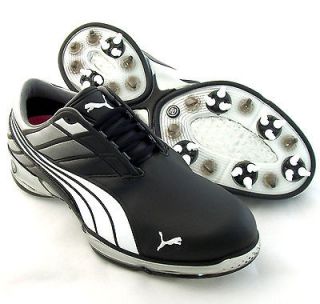NEW Mens PUMA Cell Fusion 2 Golf Shoes Black/Silver Size 10.5 M 