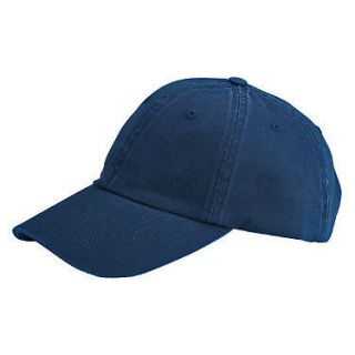 NEW PLAIN LOW PROFILE BASEBALL HAT CAP ADJUSTABLE STRAP NAVY BLUE
