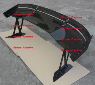 Universal Carbon 3D GT Wing Spoiler Voltex Style Drift Race Aluminium 