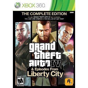 new grand theft auto iv 4 the complete edition xbox