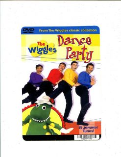 THE WIGGLES DANCE PARTY DVD BACKER CARD 8 X 5 1/2 MINI POSTER