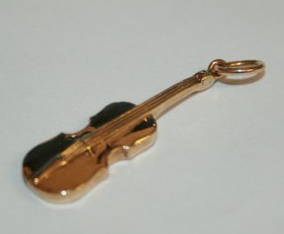 vintage 9ct gold musical instrument charm chello from united kingdom 