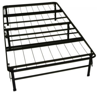 pragma black bi fold steel platform bed choose size no