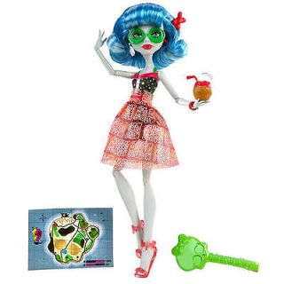 Monster High Doll Ghoulia Yelps Skull Shores Daughter of The Zombies 