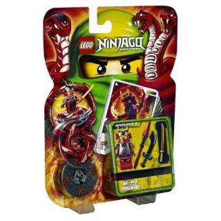 LEGO NINJAGO SNAKE SERIES SAMURAI X WEAPONS AND SPINNER 21PCS 9566