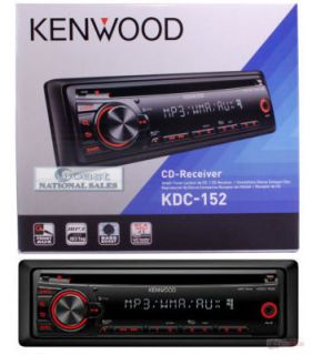 Kenwood KDC 152 CD  In Dash Receiver