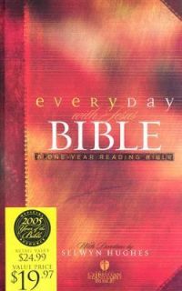 HCSB Every Day with Jesus Bible by Selwyn Hughes 2004, Hardcover 