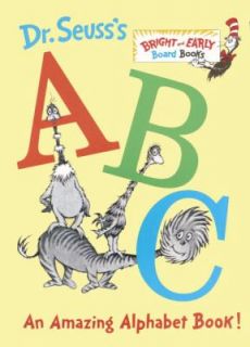Dr. Seusss ABC An Amazing Alphabet Book by Dr. Seuss 1996, Board Book 
