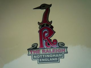 raleigh old style headstock sticker bike moped chopper time left