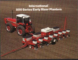 International 800 Series Early Riser Tractor Planter Brochure 