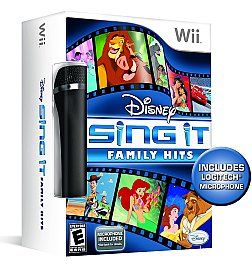 Disney Sing It Family Hits Game Microphone Wii, 2010
