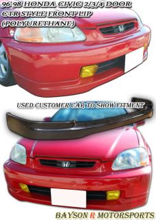 96 98 Civic 2dr CTR Type R Front Bumper Lip (Urethane) (Fits 1996 