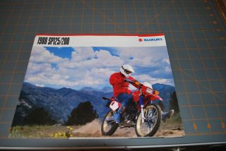1988 suzuki sp125 200 nice dirt bike sales brochure nice