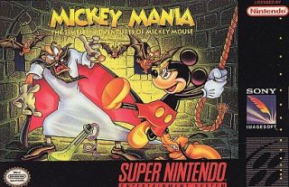 Mickey Mania The Timeless Adventures of Mickey Mouse Super Nintendo 