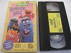 Sesame Street MONSTER HITS Sing Along Songs VHS Video ELMO COOKIE 