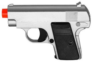 G9 Silver Metal Full Scale 9mm Spring Airsoft Pistol Hand Gun