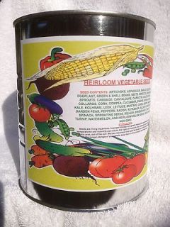 Newly listed 101 Variety, Vegetable, GARDEN/SURVIVA​L SEED CAN Non 