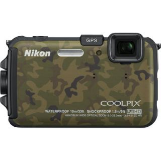 Brand NEW Nikon COOLPIX AW100 16.0 MP Digital Camera   Camouflage