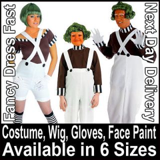Factory Worker Fancy Dress Costume Adult Child Halloween Outfit New 
