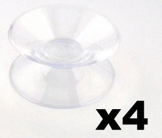Pack of 30mm Double Sided Suction Cups / Two Sided Sucker Pads