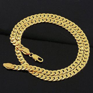 Exquisite mens 14k yellow solid gold GF pricker necklace chain buckle 