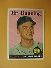1958 topps 115 jim bunning tigers  or