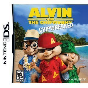 alvin and the chipmunks chipwrecked nintendo ds 2011 game complete
