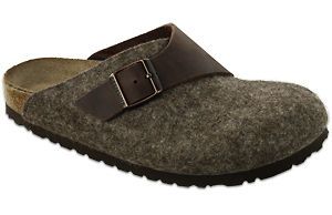 birkenstock mens basel brown wool shoe p11210