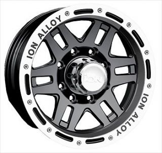 Newly listed 16x8 Black Wheel Alloy Ion Style 133 8x6.5 Chevy HD