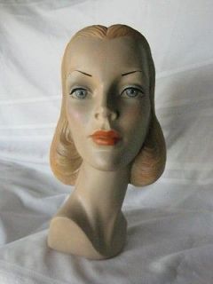 Vintage Style Mannequin Head advertising Display #18 by CRUNKLETON