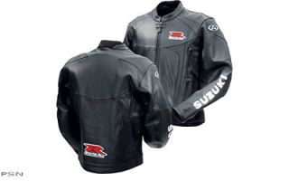 suzuki gsxr v1 leather motorcycle jacket size 46 time left