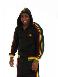 RASTA Lion of Judah Jamaica HOODIE Tracksuit BLACK XXL  UK SELLER 1st 