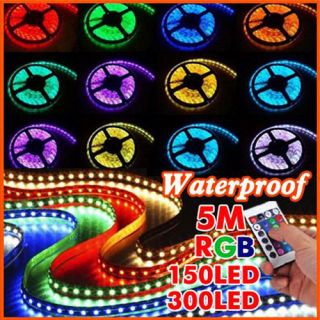 150/300 LED 5050 RGB Strip Light 4 Modes 16 Changing Colors Effect 