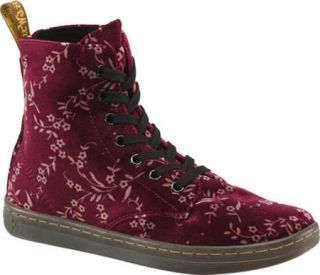 Dr. Martens Womens Hackney 7 Eye Lace Up Ankle Boots Cherry Red 