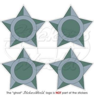 BRAZIL Brazilian AirForce LowVis green Roundels 2 (50mm) Stickers 