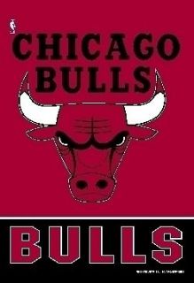 chicago bulls sleeved flag 28x40 vertical banner time left $
