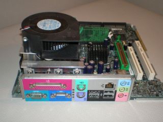 Dell Optiplex gx260 motherboard + 2.8ghz P4 + CPU Fan + 512mb Memory 