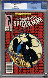amazing spider man 300 cgc 9 4 nm white pages