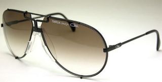 cazal 901 targa aviator sunglasses black 100 % authentic