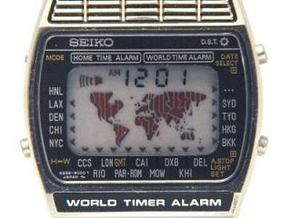 RARE NEW/NOS Vintage DIGITAL watch LCD unit for Seiko A239 world timer 